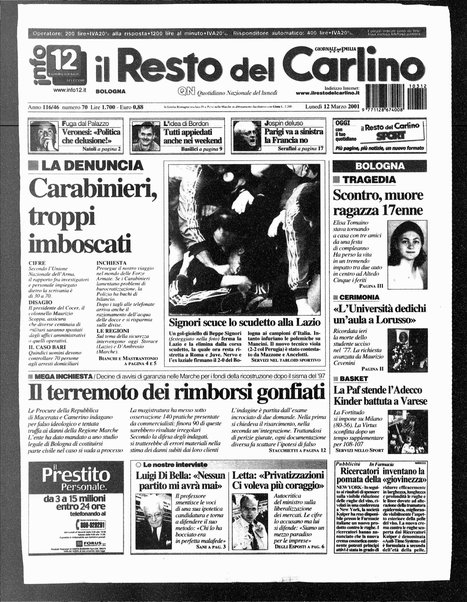Il Resto del Carlino : giornale dell'Emilia